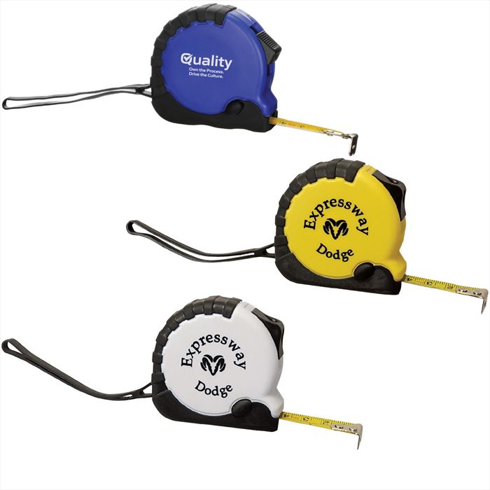 HST11900 Heavy Duty Tape Measure with Rubber Trim and Custom Imprint